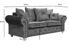 Olympia 3 Seater Sofa