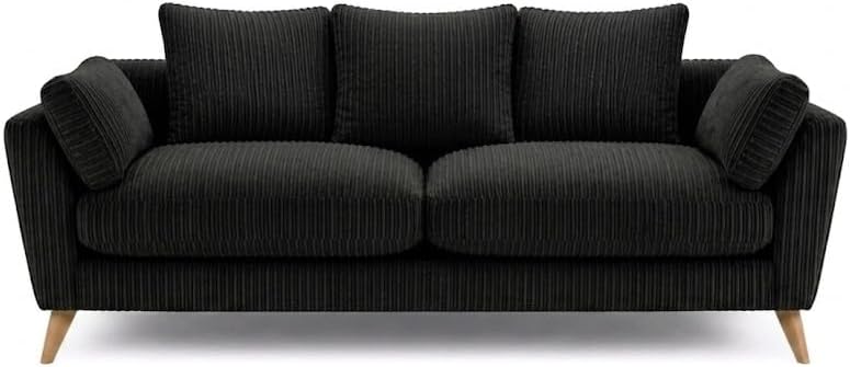 SofaSelection Harlow 2 Seater Sofa - Black