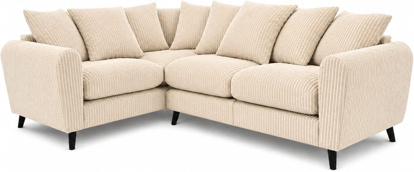 SofaSelection Harlow Left Hand Corner Sofa - Cream