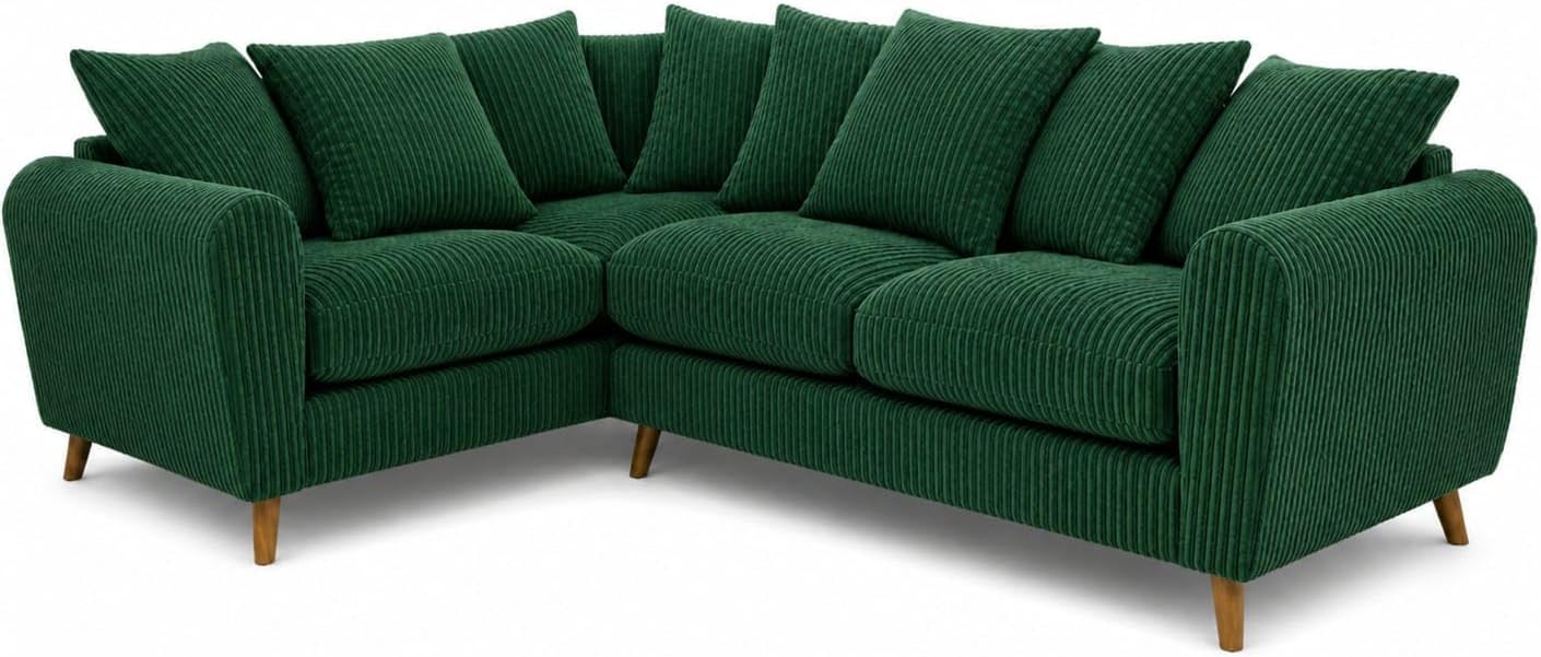 SofaSelection Harlow Left Hand Corner Sofa - Green