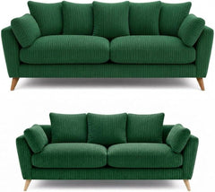 SofaSelection Harlow 3+2 Seater Sofa Set - Green