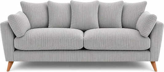 SofaSelection Harlow 3 Seater Sofa - Silver