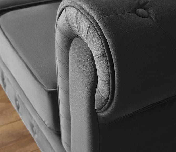Velvet Chesterfield Sofa Suite Armchair 2 & 3 Seater | Sofa Selection UK