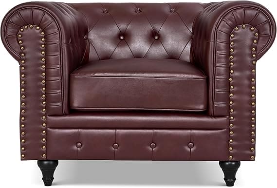 Velvet Chesterfield Armchair | Sofa Selection UK