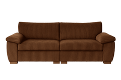 Jumbo Cord Sectional 3 Seater Sofa – Plush Support & Soft Cord Fabric, Space-Saving Split Design, Comfortable Sofa for Modern Living Rooms