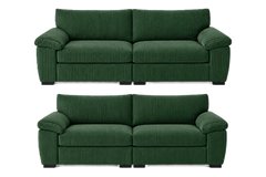 Jumbo Cord Sectional 3 and 2 Seater Sofa – Plush Support & Soft Cord Fabric, Space-Saving Split Design, Comfortable Sofa for Modern Living Rooms
