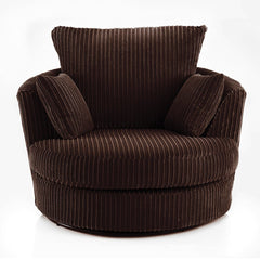 Jumbo Cord Swivel Chairs