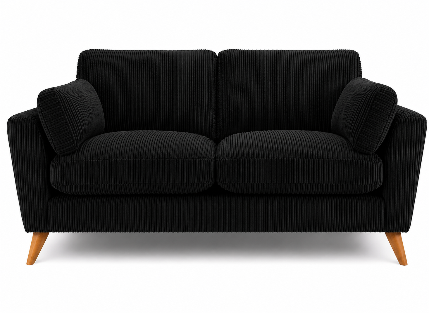 Sofa Selection Harlow High Back 2 Seater - Black