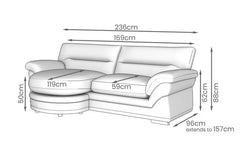 Amalfi Claude 4 Seater Lounger