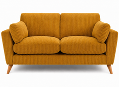 Sofa Selection Harlow High Back 2 Seater - Mustard