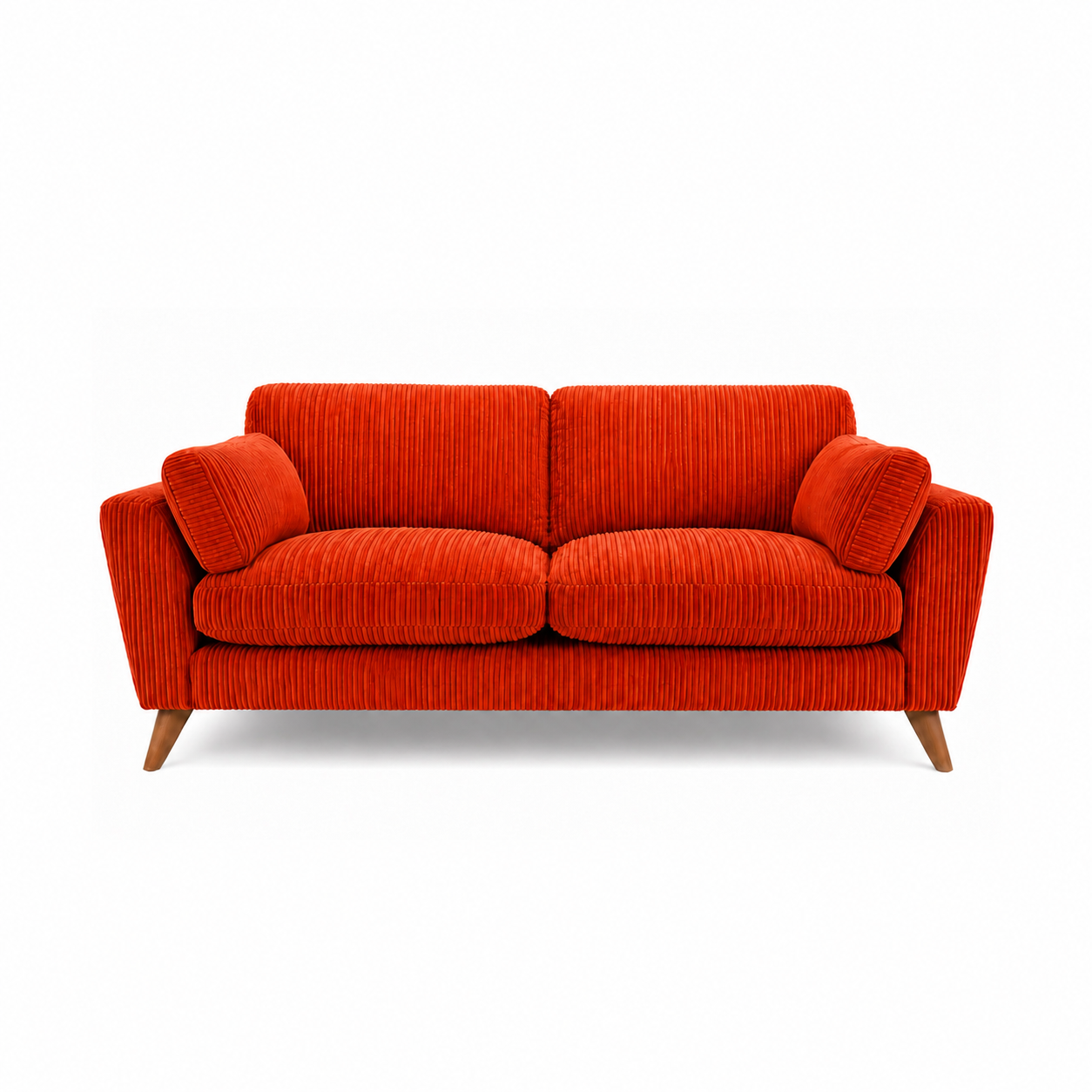 Sofa Selection Harlow High Back 3 Seater - Orange