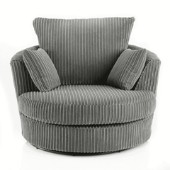 Jumbo Cord Swivel Chairs