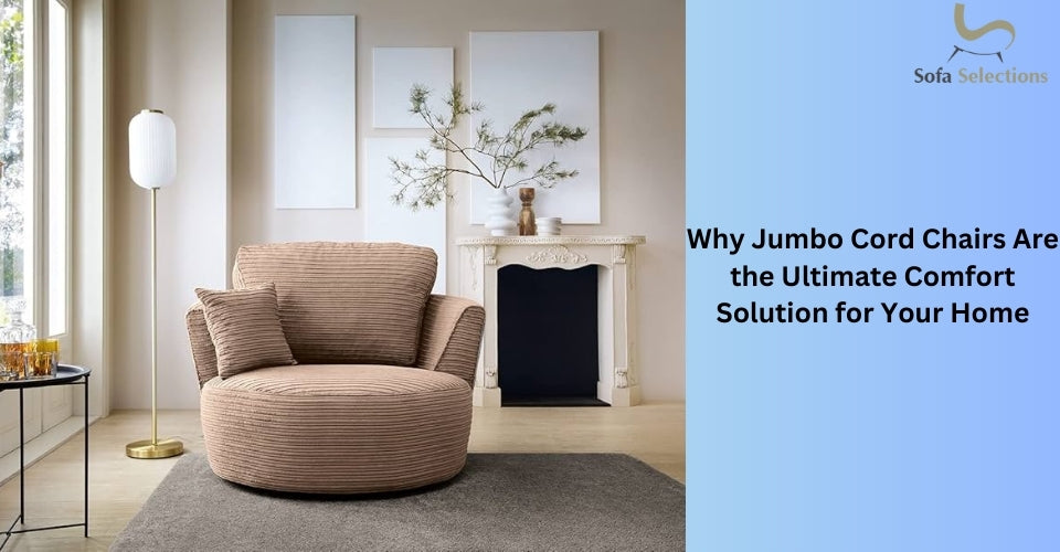 Why Jumbo Cord Chairs Are the Ultimate Comfort Solution for Your Home