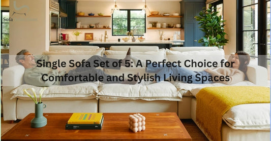 Single Sofa Set of 5: A Perfect Choice for Comfortable and Stylish Living Spaces