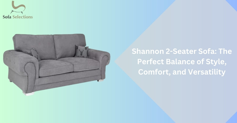 Shannon 2-Seater Sofa: The Perfect Balance of Style, Comfort, and Versatility