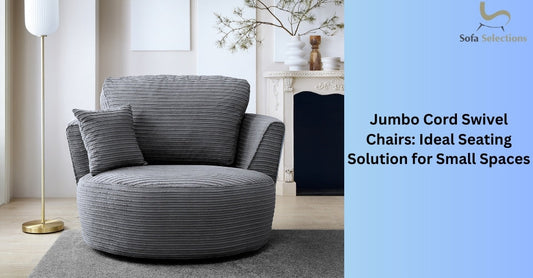 Jumbo Cord Swivel Chairs: Ideal Seating Solution for Small Spaces