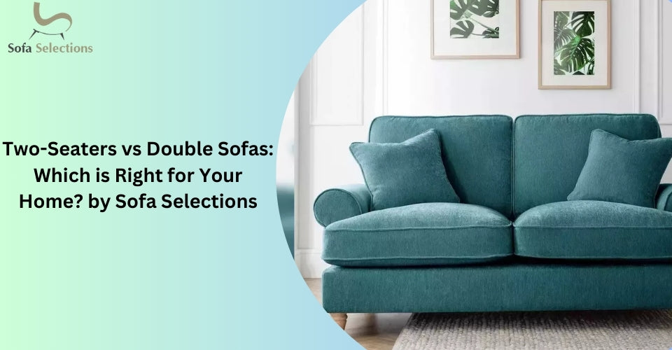 Two-Seaters vs Double Sofas: Which is Right for Your Home? by Sofa Selections