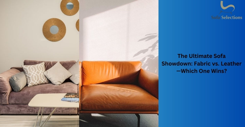 Fabric Vs Leather – Leather sofa vs Fabric sofa: which type of sofa is ...
