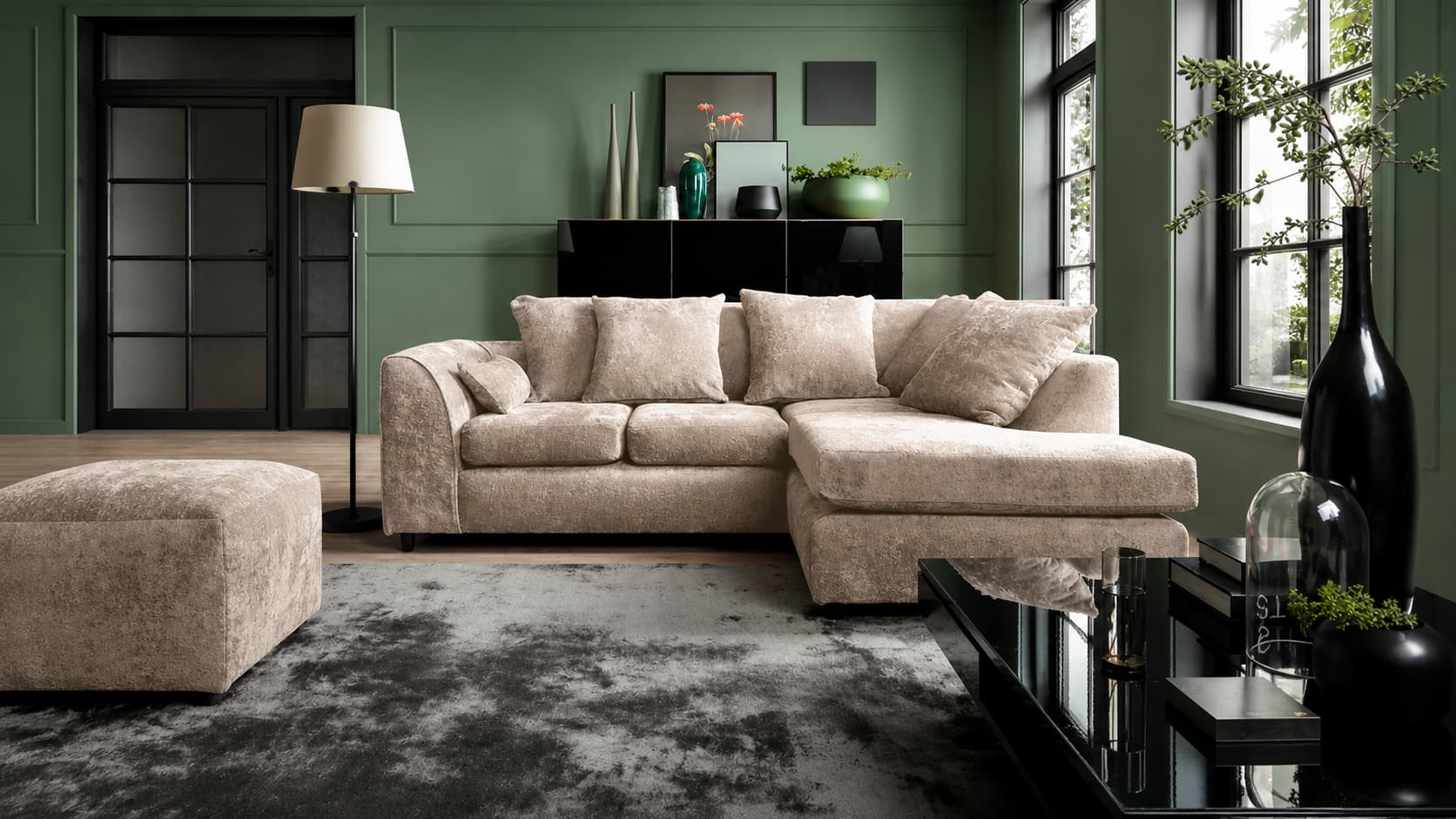 Chenille Sofa