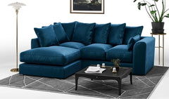 Plush Velvet 4 Seater Corner Sofa