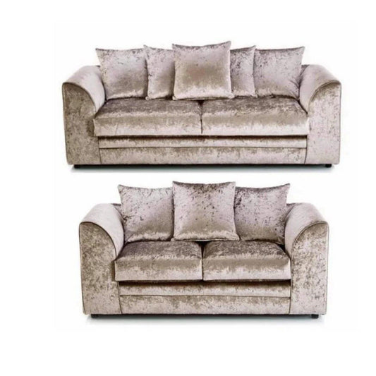 Crushed Velvet Seater Sofa