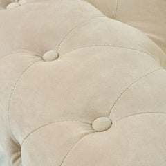 Velvet Chesterfield Sofa Suite | Armchair 2 & 3 Seater Sofa Set | Soft Plush Fabric | Foam Seat Cushions | Scroll Arms | Button Studded Back | Living Room |