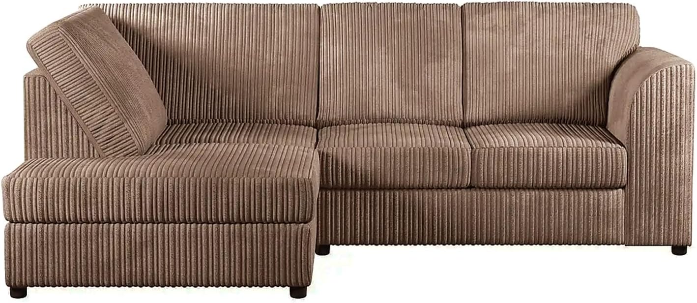 Jumbo Cord 4 Seater Corner Sofa