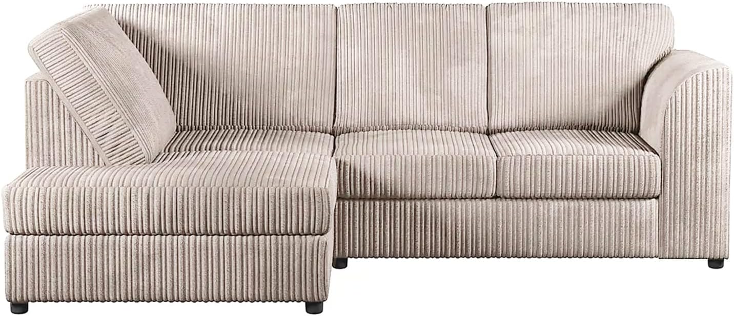 Jumbo Cord 4 Seater Corner Sofa