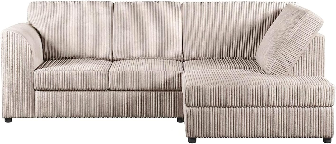 Jumbo Cord 4 Seater Corner Sofa