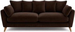 SofaSelection Harlow 3 Seater Sofa - Brown