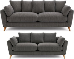 SofaSelection Harlow 3+2 Seater Sofa Set - Grey