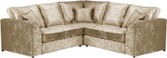 Crushed Velvet 5 Seater Corner Sofa