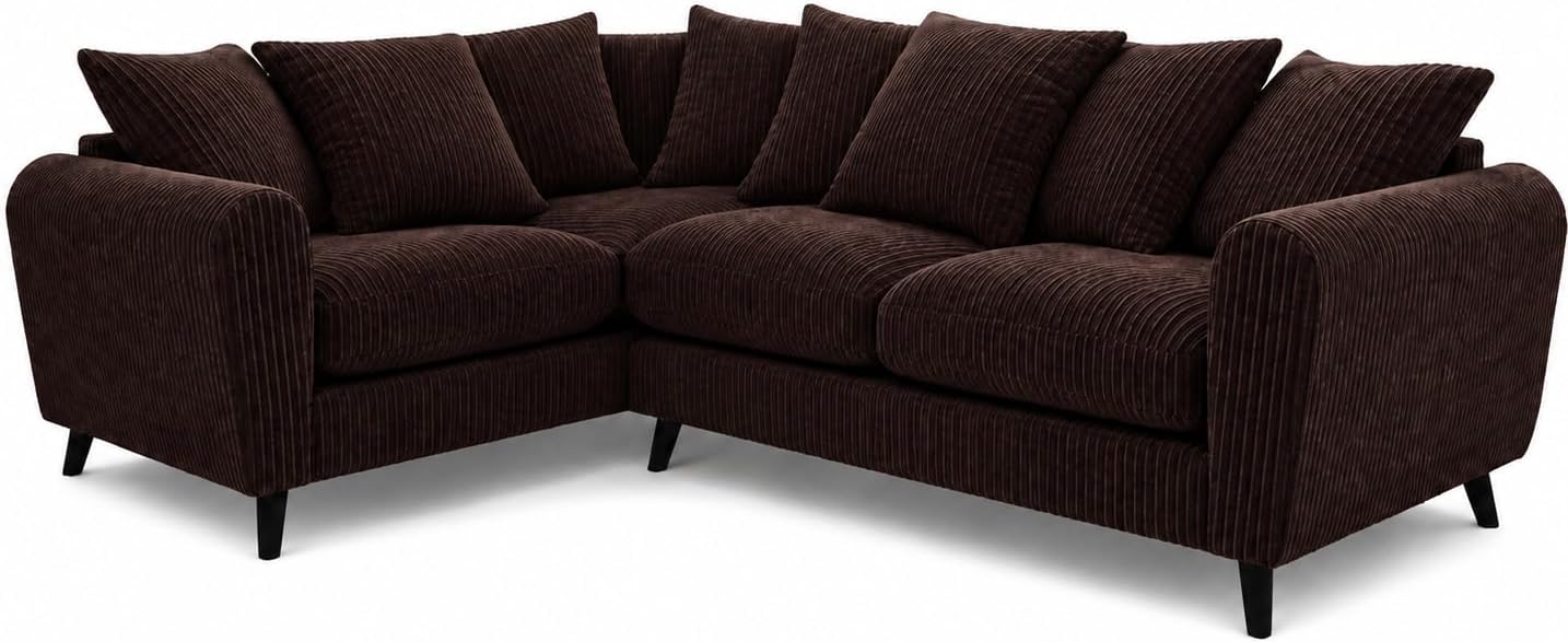 SofaSelection Harlow Left Hand Corner Sofa - Brown