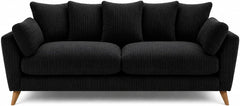 SofaSelection Harlow 3 Seater Sofa - Black