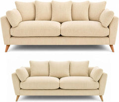 SofaSelection Harlow 3+2 Seater Sofa Set - Cream