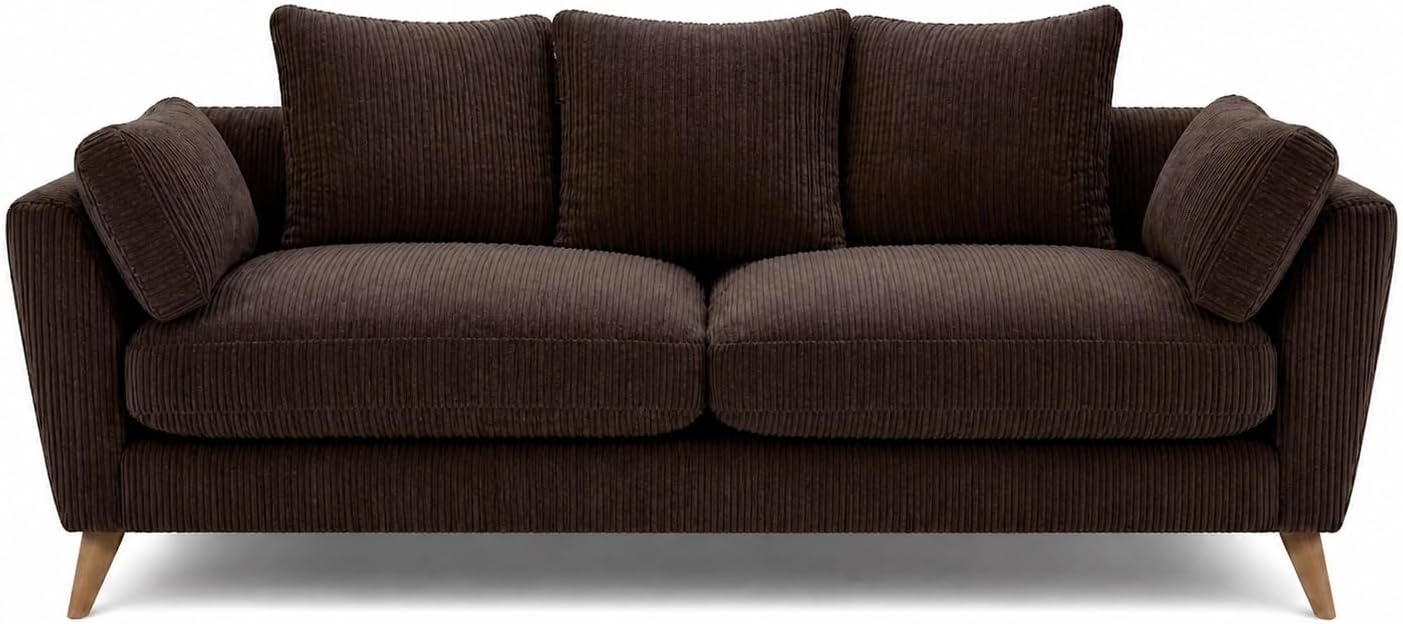 SofaSelection Harlow 2 Seater Sofa - Brown
