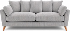 SofaSelection Harlow 3 Seater Sofa - Silver