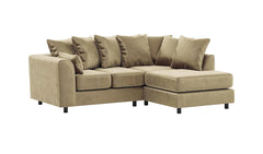 Plush Velvet 4 Seater Corner Sofa