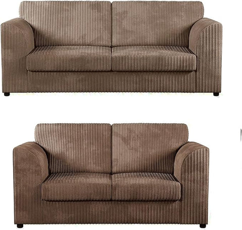 Jumbo Cord (High Back) (3+2) Seater Sofa