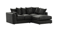 Plush Velvet 4 Seater Corner Sofa