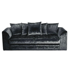 Crushed Velvet 3 Seater Sofa