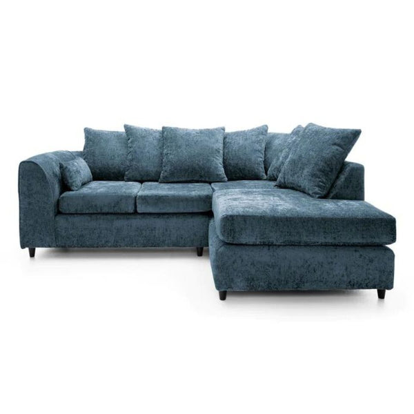 Chenille 4 Seater Corner Sofa