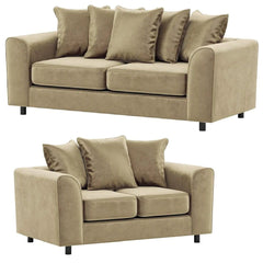 Plush Velvet (3+2) Seater Sofa