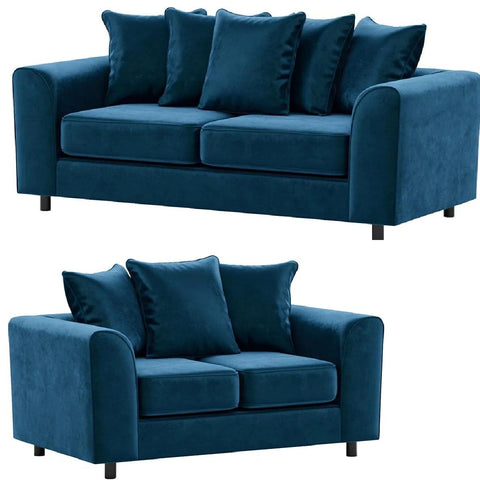 Plush Velvet (3+2) Seater Sofa