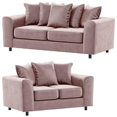 Plush Velvet (3+2) Seater Sofa