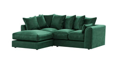 Plush Velvet 4 Seater Corner Sofa