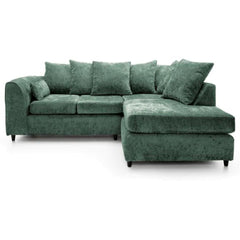 Chenille 4 Seater Corner Sofa