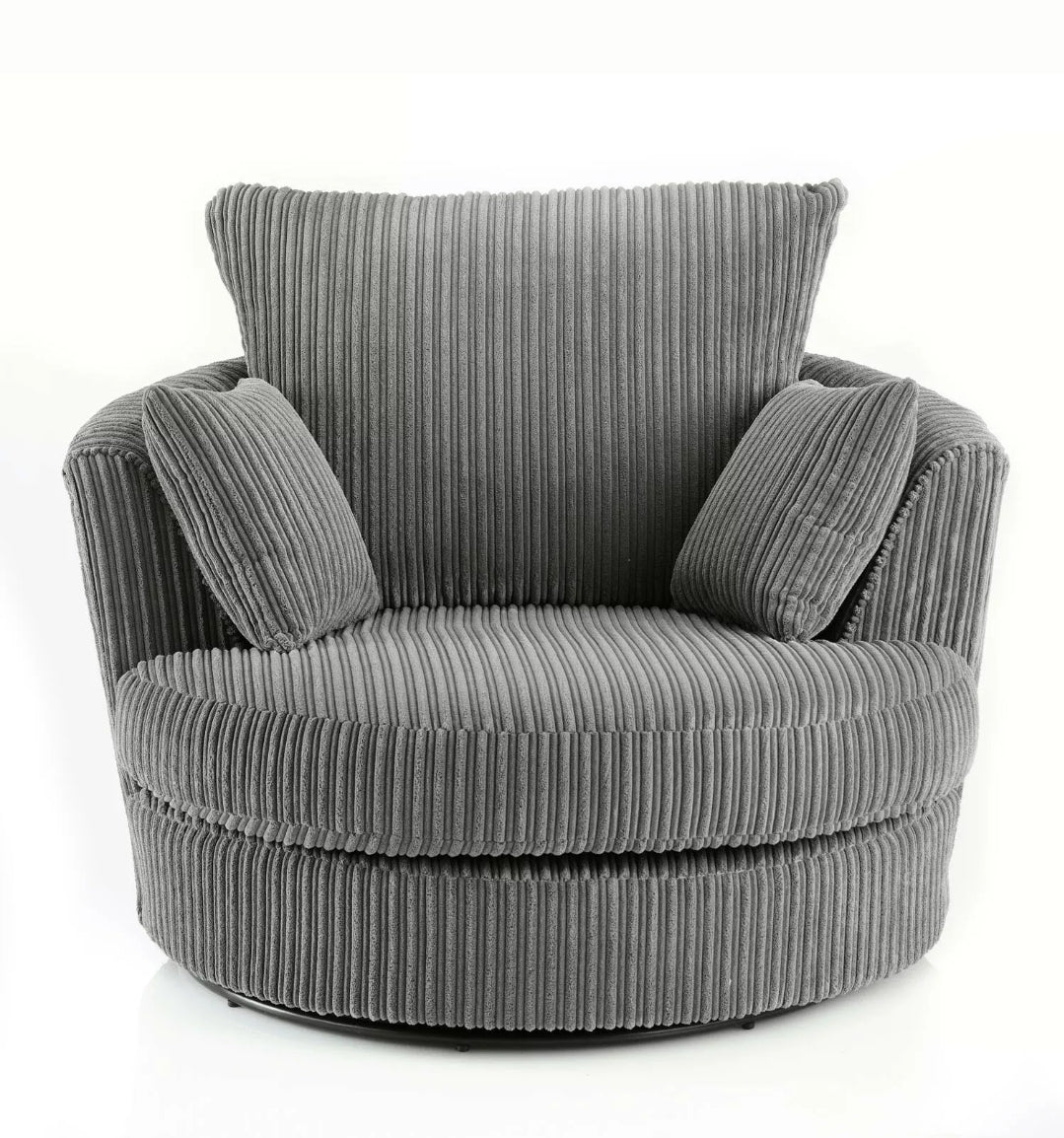 Jumbo Cord Swivel Chairs