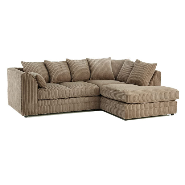 Jumbo Cord (Scatter Back) 4 Seater Corner Sofa