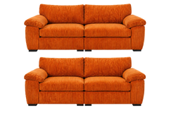Jumbo Cord Sectional 3 and 2 Seater Sofa – Plush Support & Soft Cord Fabric, Space-Saving Split Design, Comfortable Sofa for Modern Living Rooms